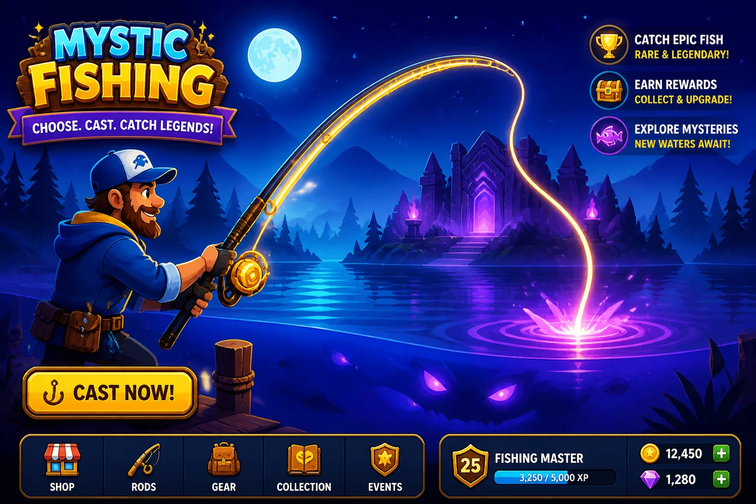 Fishing Game Interface Preview