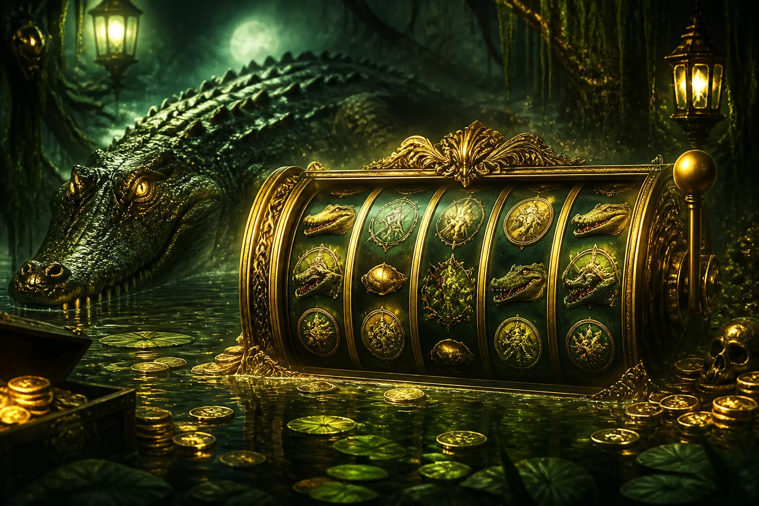 Fortune Alligator Game Screen